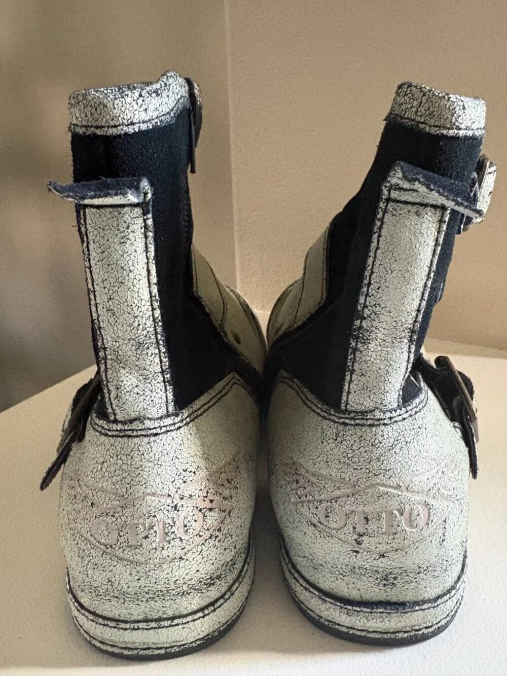 Osstone Otto Zone Moto Boots - Mens Size - 11.5 - PRELOVED